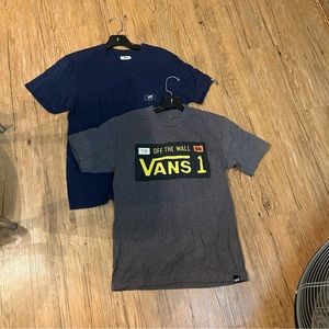Two Vintage Vans Tshirts Med and Sm